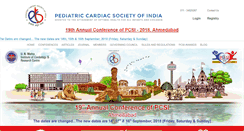 Desktop Screenshot of pedicardiacsocietyofindia.com